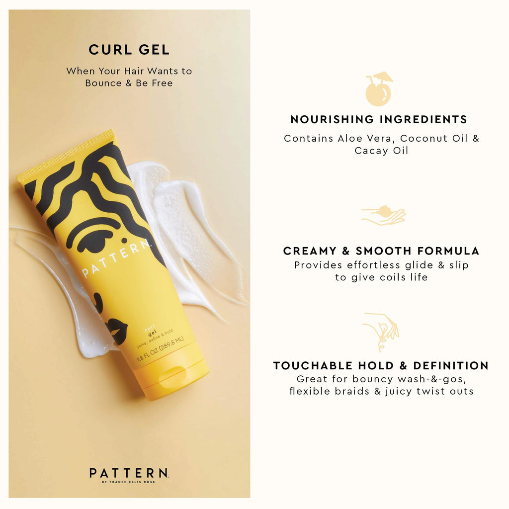 PATTERN Curl Gel with Aloe & Cacay Oil — Medium Hold (3a-4c) | PATTERN Beauty