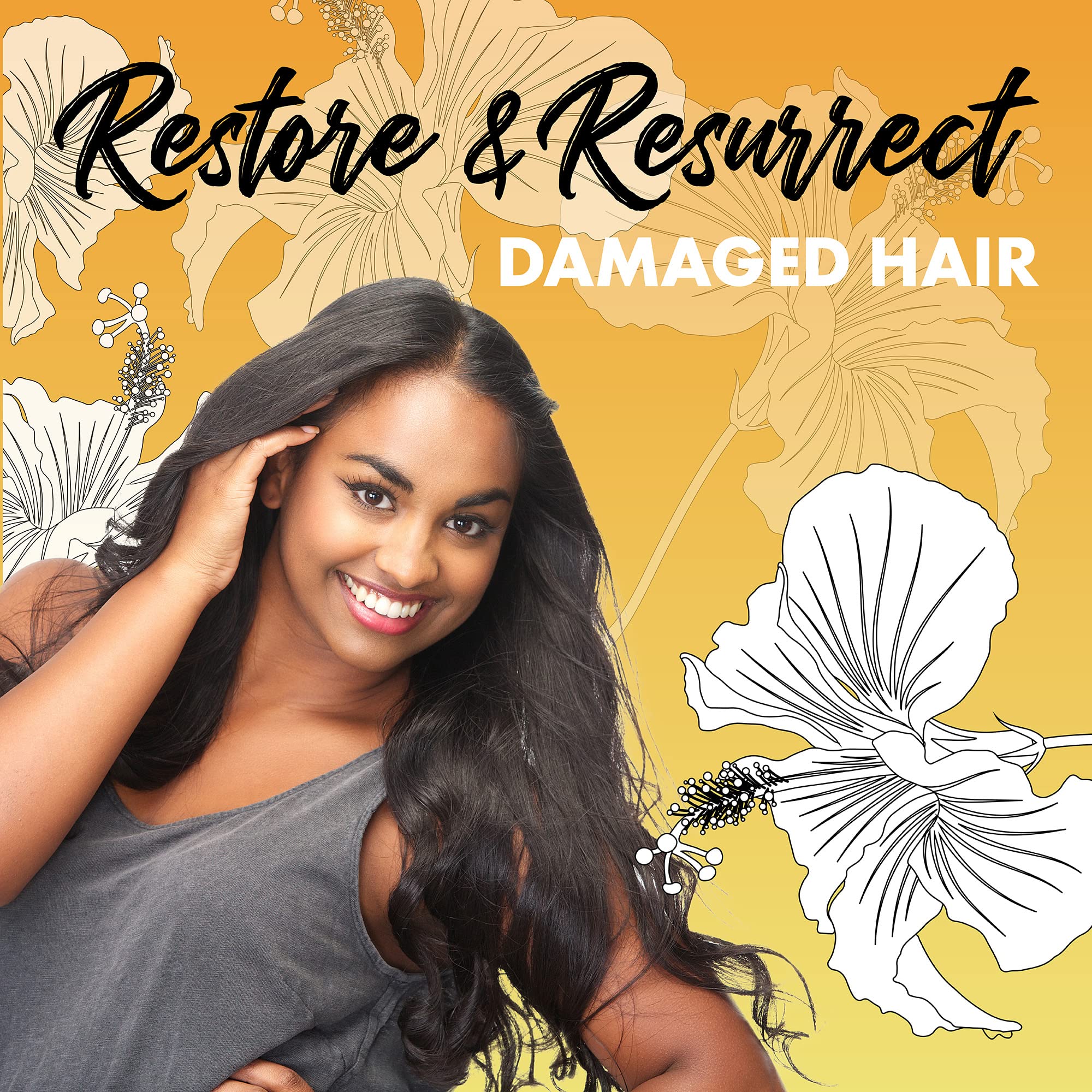 Paul Brown Hawaii Resurrect Salon Quality Conditioner | Deep Hydration & Damage Repair | Kukui Nut Oil | Color-Safe 33 oz