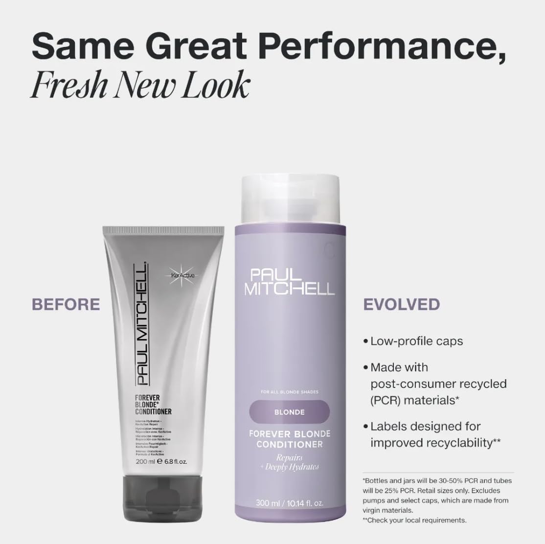 Paul Mitchell Forever Blonde Shampoo & Conditioner Set – Brighten, Repair & Detangle