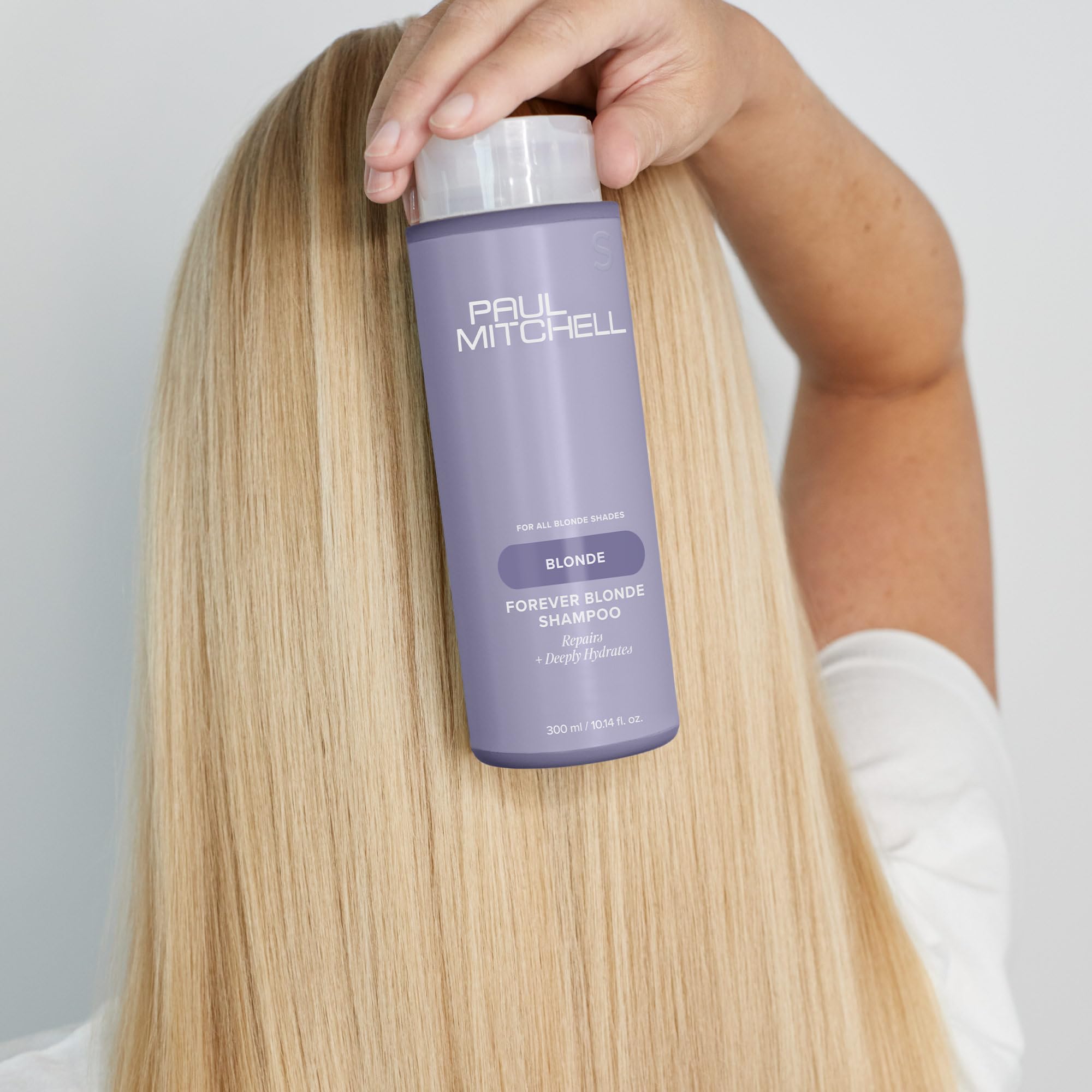 Paul Mitchell Forever Blonde Shampoo – Repairs & Deep Hydration for Bleached Hair | 10.14 oz