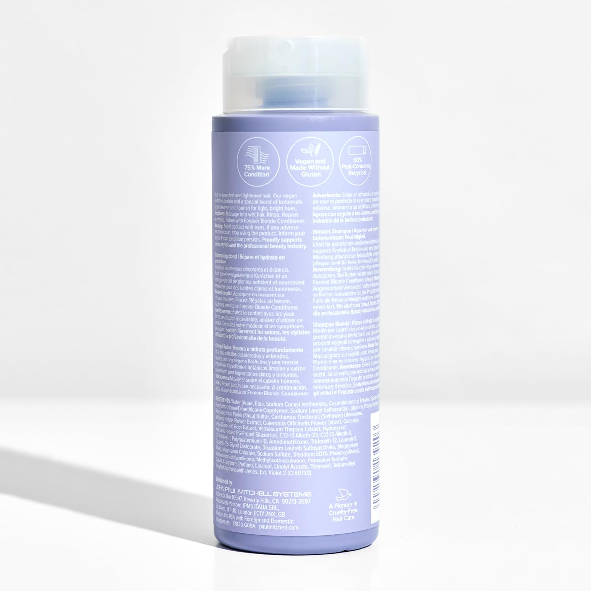 Paul Mitchell Forever Blonde Shampoo – Repairs & Deep Hydration for Bleached Hair | 10.14 oz