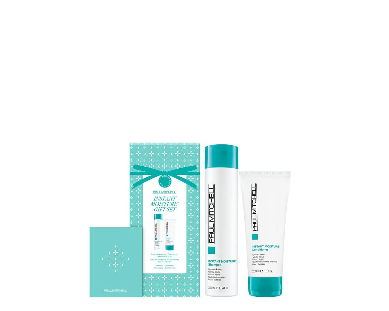 Paul Mitchell Instant Moisture Holiday Gift Set – Hydrating Shampoo + Conditioner for Dry Hair