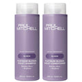 Paul Mitchell Platinum Blonde Gift Set | Violet-Tinted Shampoo & Conditioner