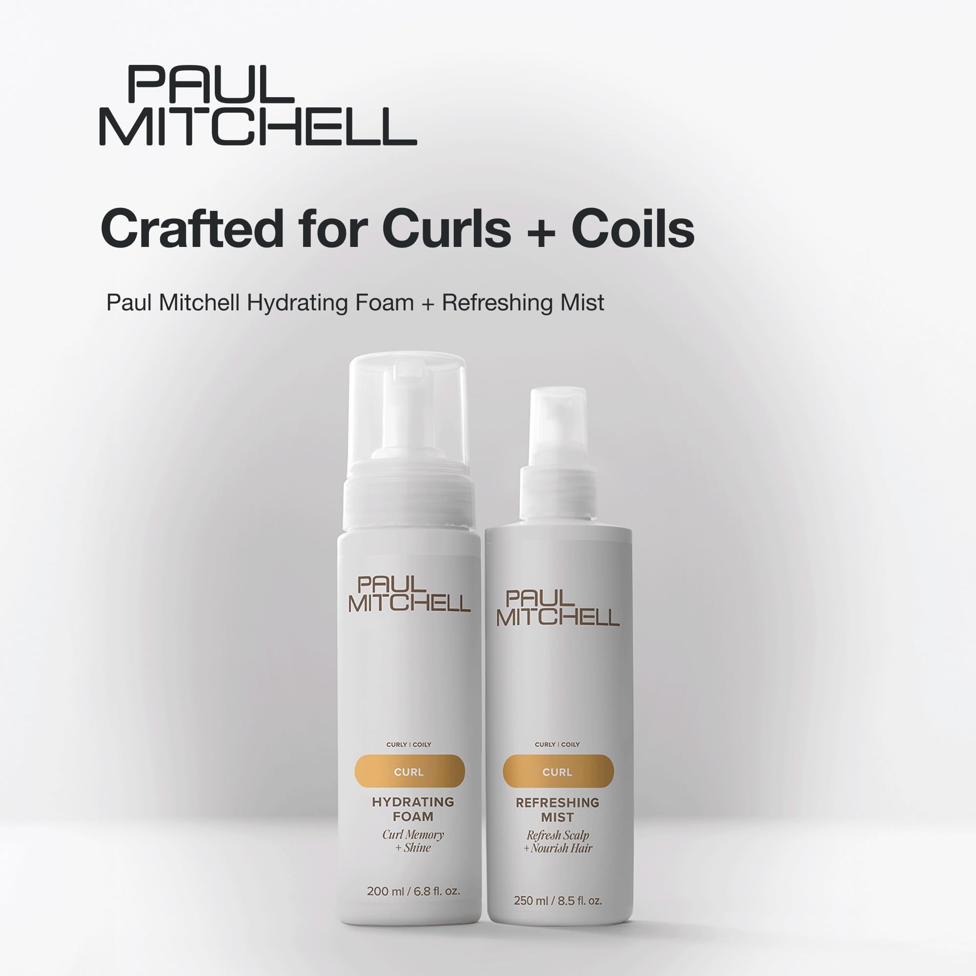 Paul Mitchell Refreshing Mist – Scalp Refresh & Hair Nourishment for Curly & Coily Hair, 8.5 Fl Oz