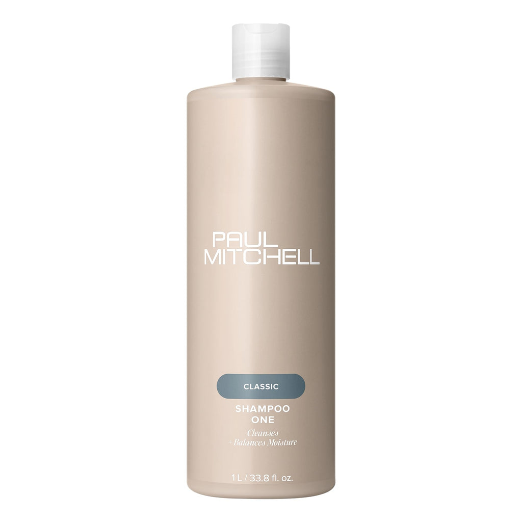 Paul Mitchell Shampoo One | Cleanses + Balances Moisture for All Hair Types – 33.8 oz