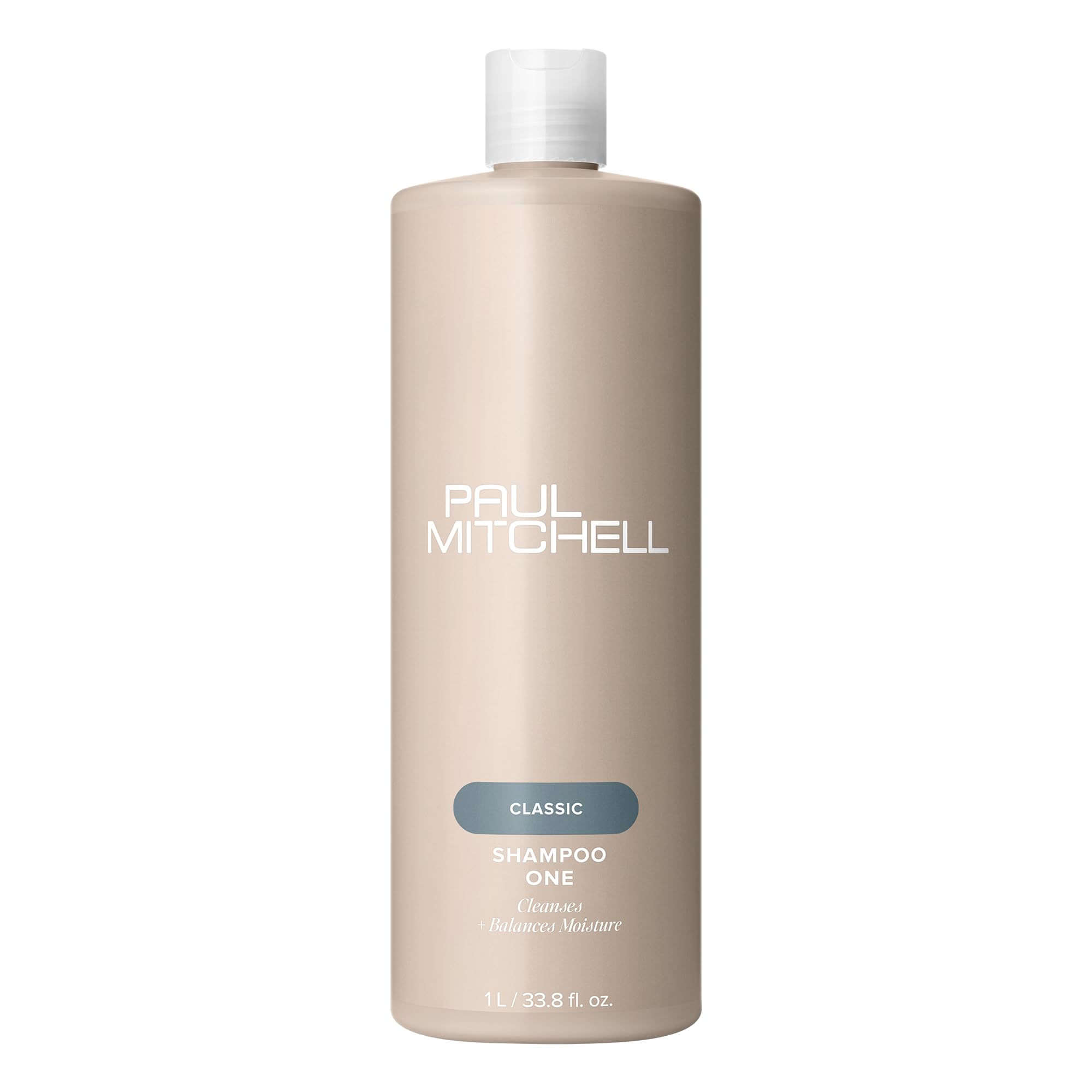 Paul Mitchell Shampoo One | Cleanses + Balances Moisture for All Hair Types – 33.8 oz