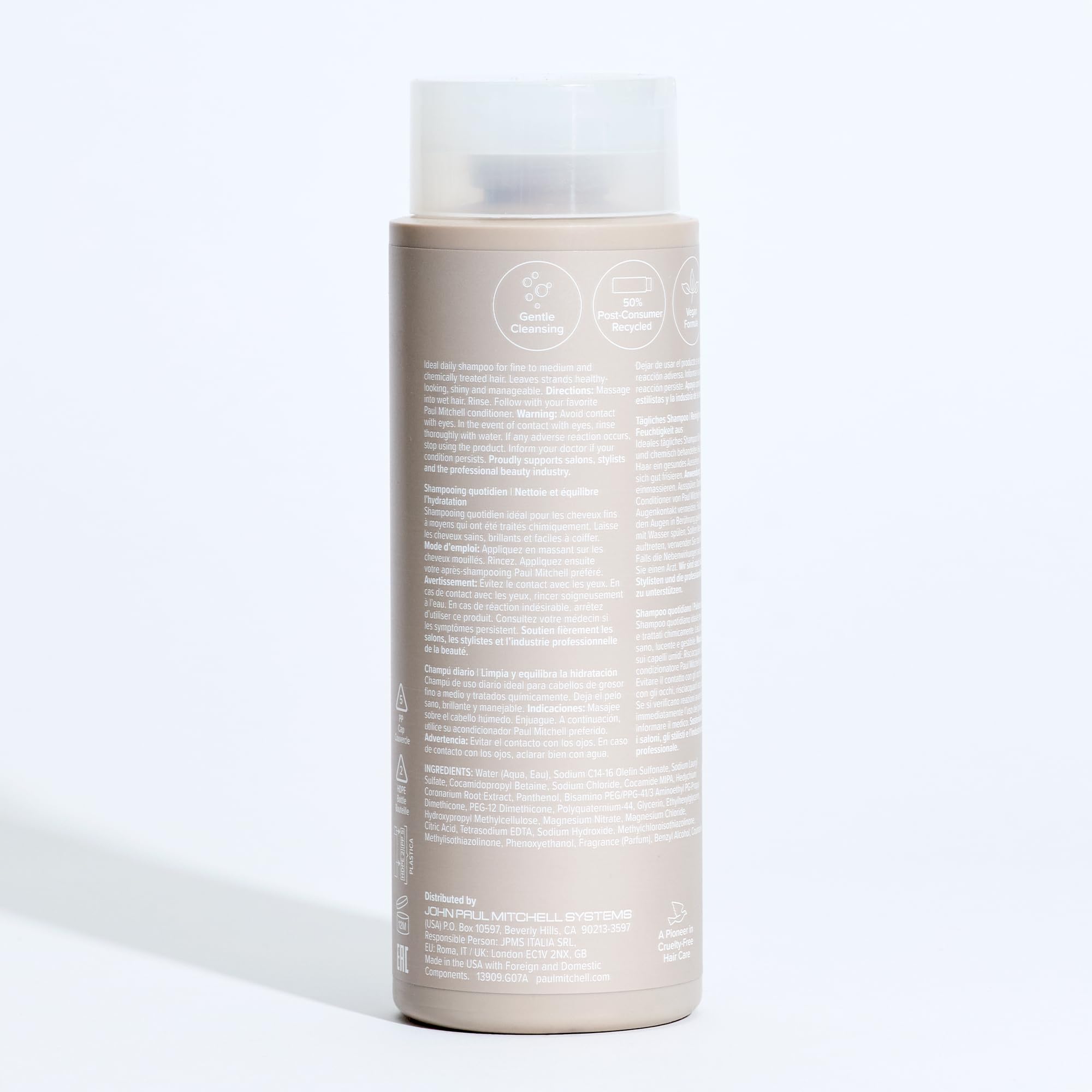 Paul Mitchell Shampoo One | Cleanses + Balances Moisture for All Hair Types – 33.8 oz