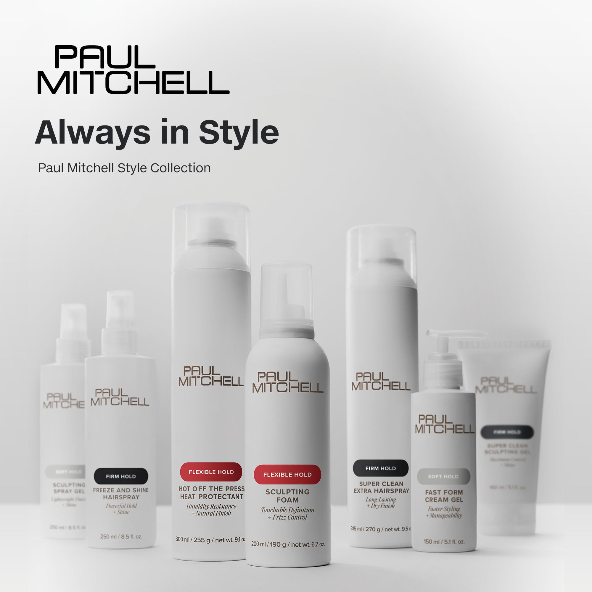 Paul Mitchell Soft Sculpting Spray Gel – Natural Hold, Soft Finish, All Hair Types, 33.8 oz