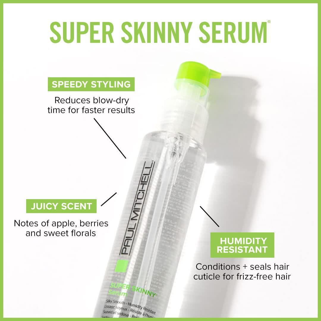 Paul Mitchell Super Skinny Serum – Speeds Drying, Humidity-Resistant (8.5 oz)