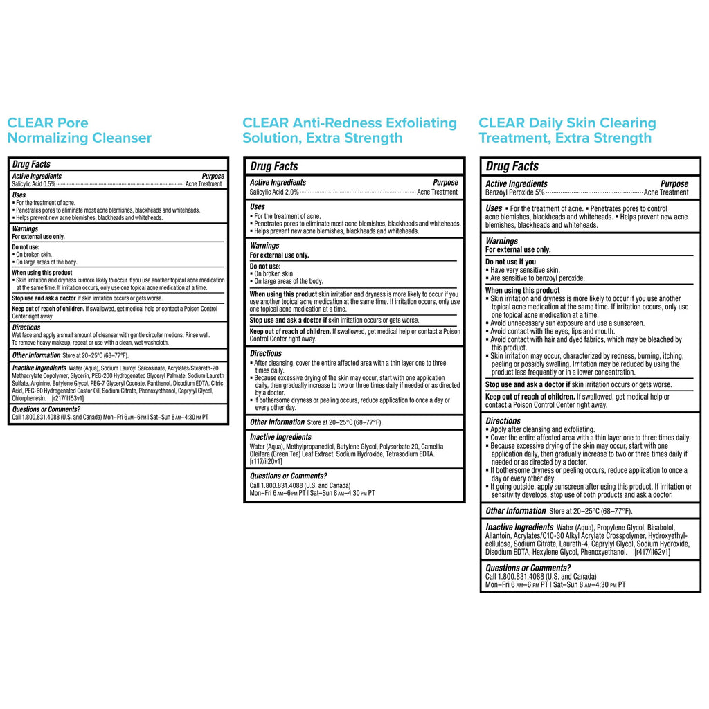 Paula's Choice CLEAR Extra Strength Acne Kit — 2% Salicylic Acid + 5% Benzoyl Peroxide
