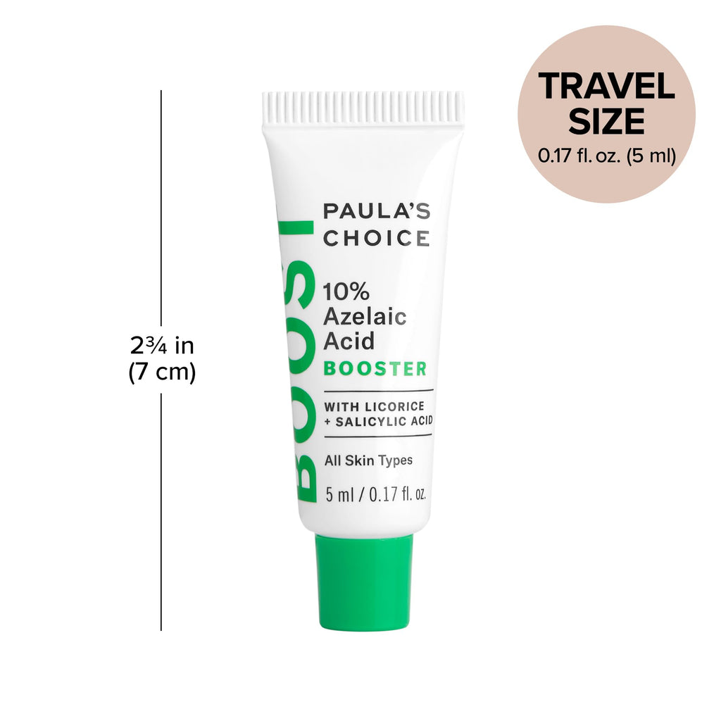 Paula's Choice BOOST 10% Azelaic Acid Booster Cream Gel – Fragrance-Free, Oil-Free Serum (0.17 fl oz)