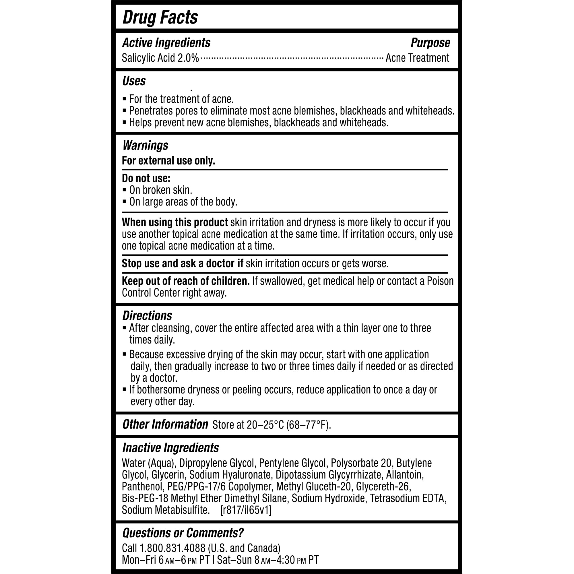 Paula's Choice CLEAR Anti-Redness Exfoliating Solution - 2% Salicylic Acid