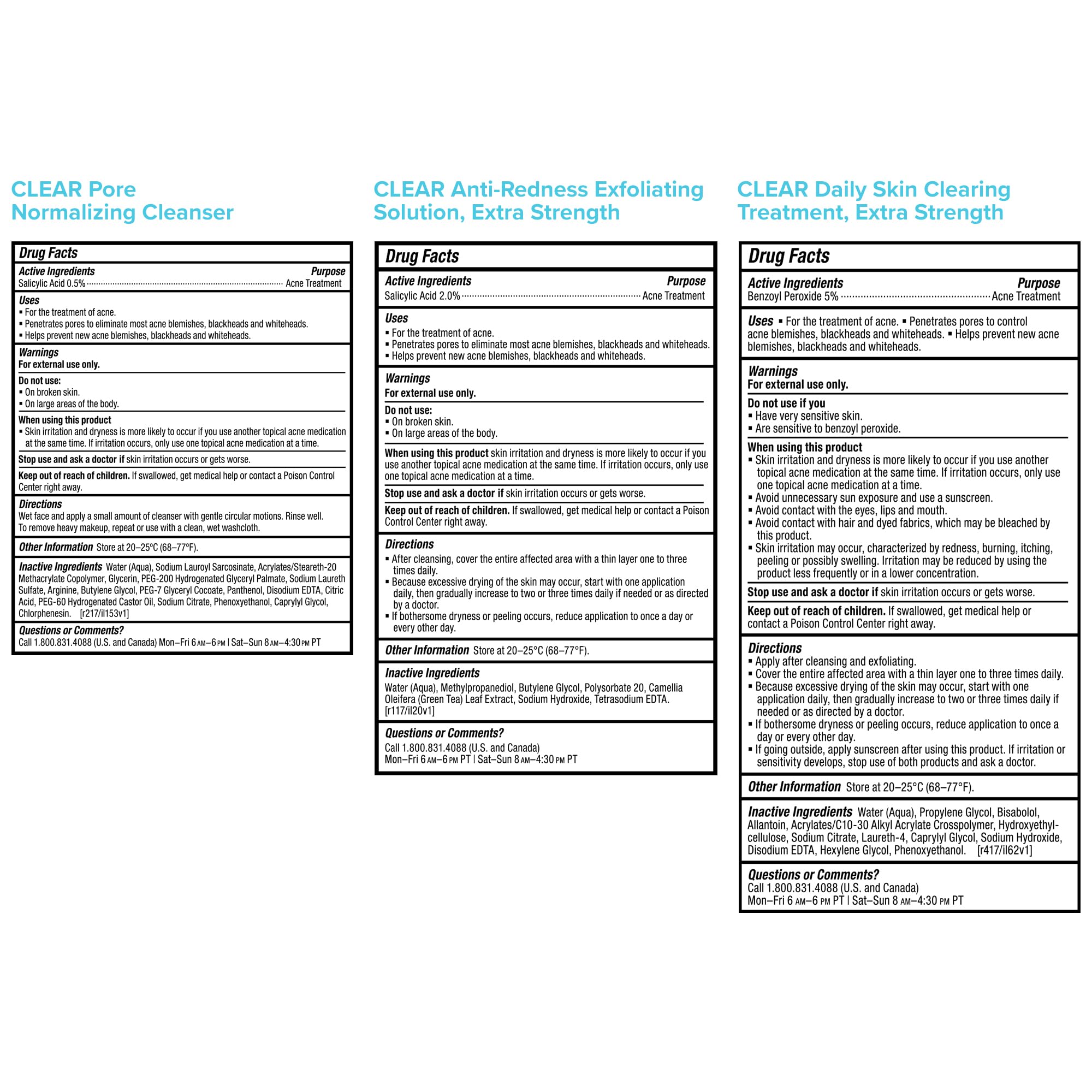 Paula's Choice CLEAR Extra Strength Acne Travel Kit — 2% Salicylic Acid & 5% Benzoyl Peroxide, Two-Week Trial Size