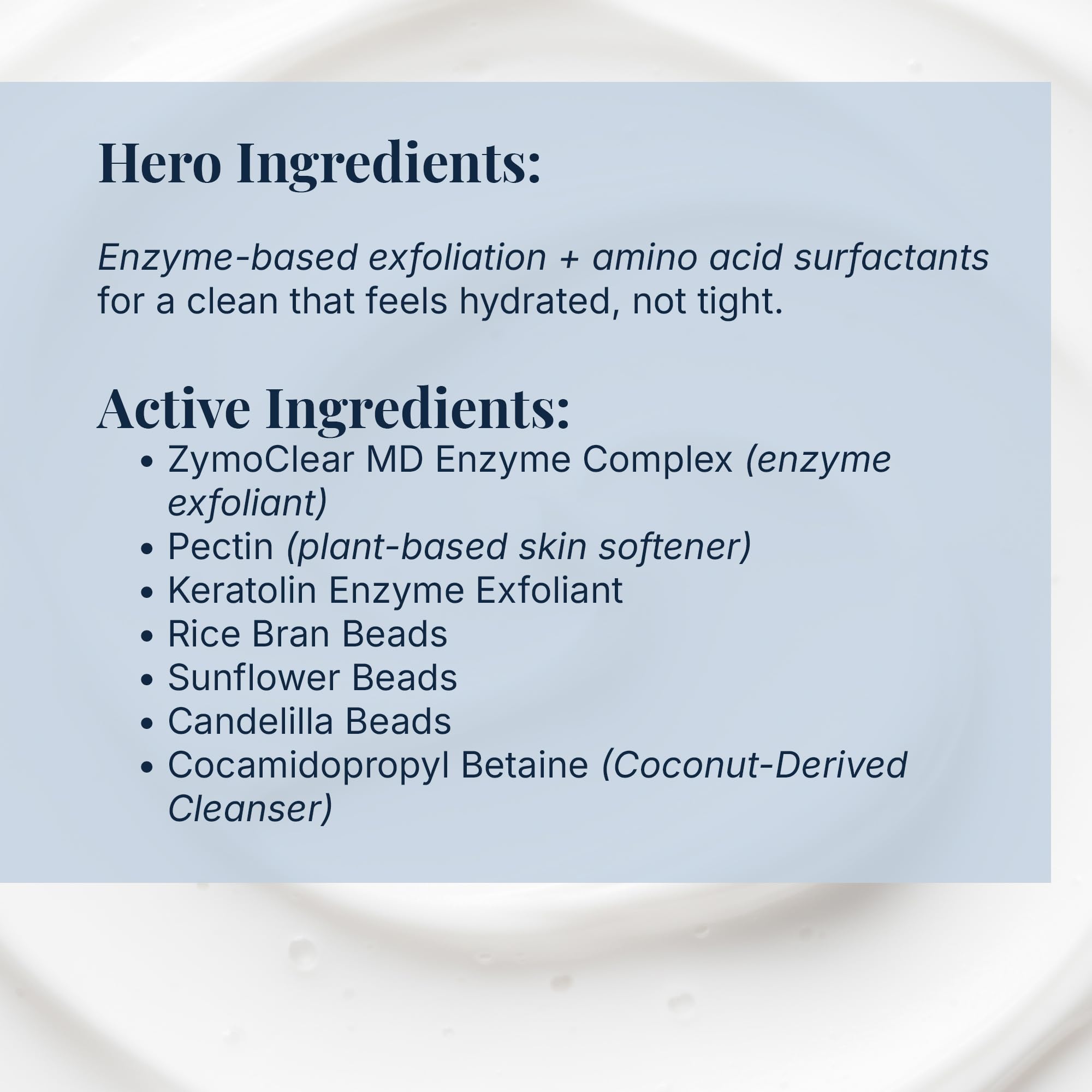 Pause & Effect Gentle Enzyme Cleanser for Menopausal Skin – Hydrating Makeup and Sunscreen Removal with Green Tea