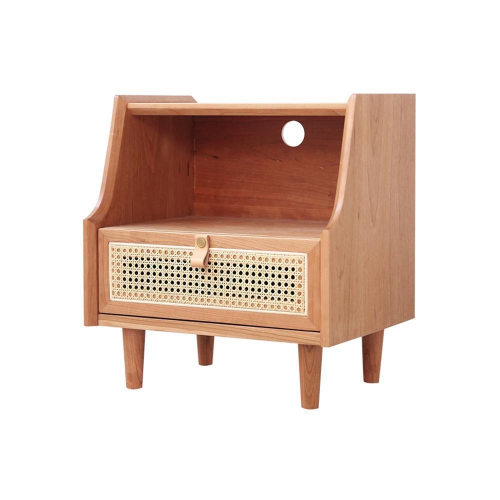 Pavia Side Table, Bedside Table, Oak