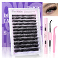 Pawotence Lash Extension Kit 80D Mink Clusters (10-20mm) – DIY Lash Kit with Bond & Seal and Tweezers
