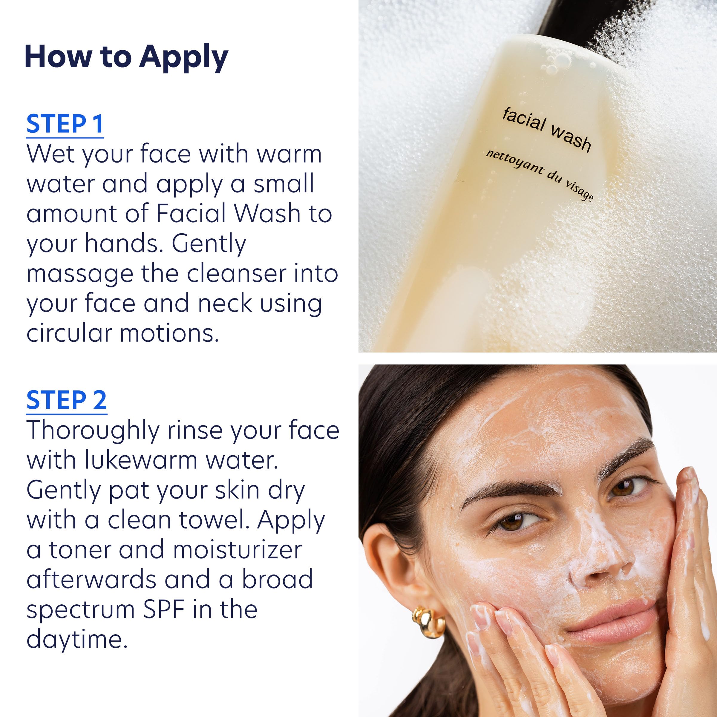 PCA SKIN Gentle Foaming Face Wash – Hydrating Cleanser, Makeup Remover, 2-Pack (7 oz each)