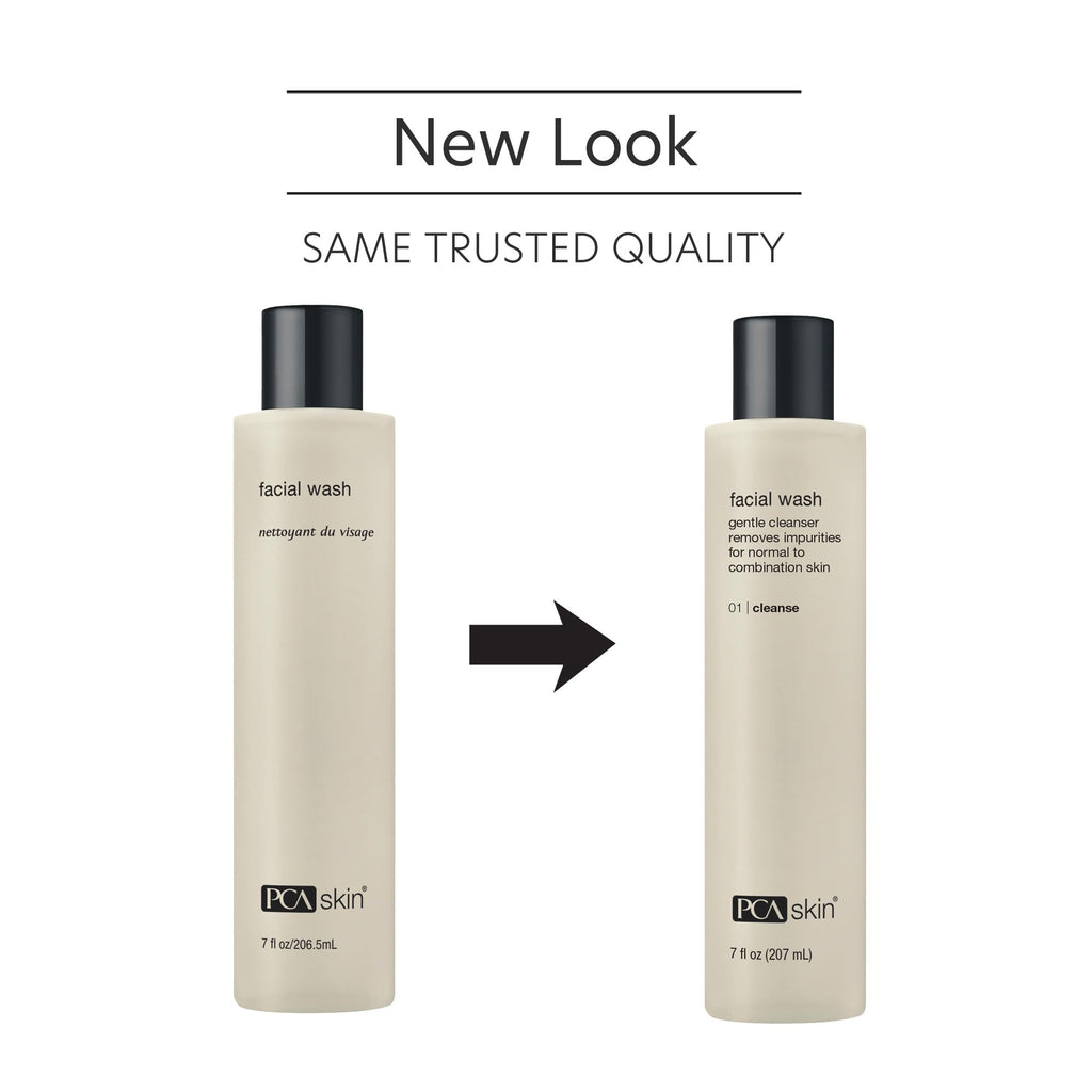 PCA SKIN Gentle Foaming Face Wash – Hydrating Cleanser, Makeup Remover, 2-Pack (7 oz each)