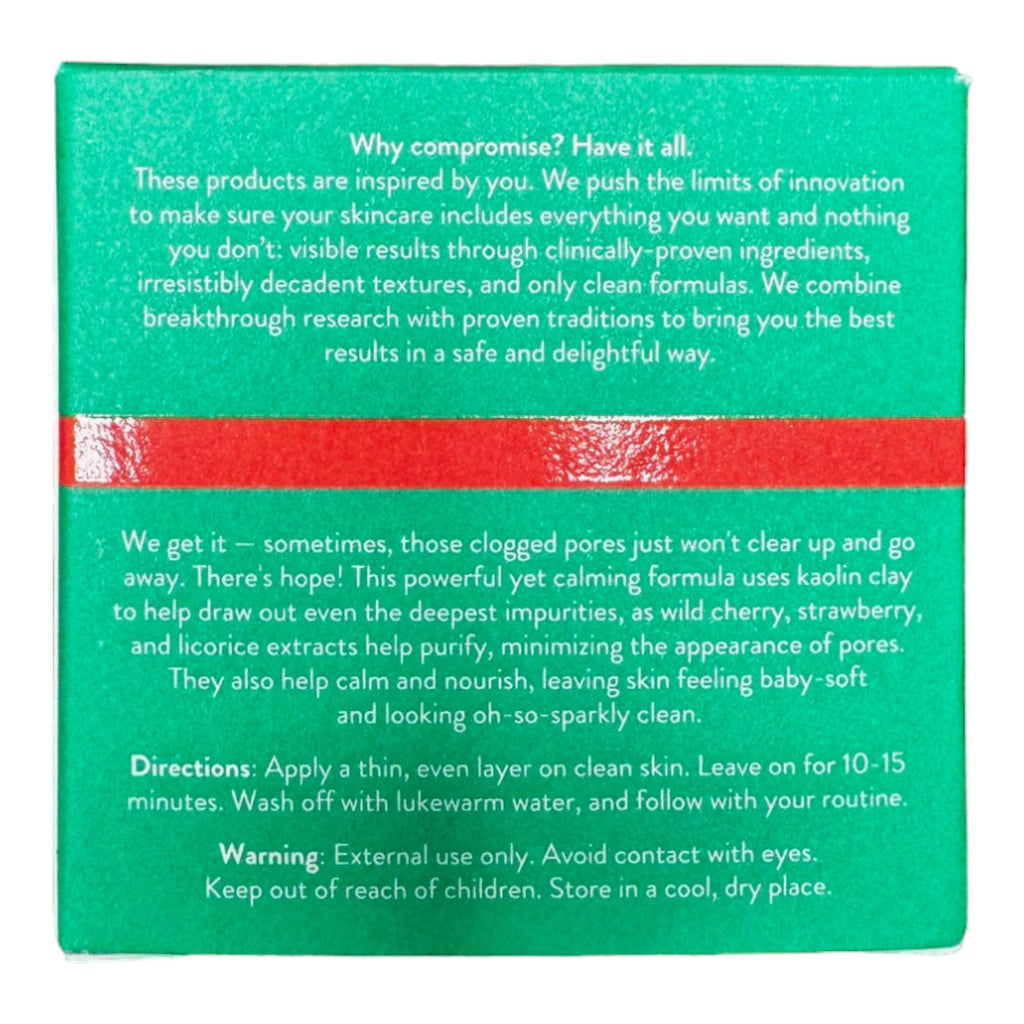 Peach & Lily Pore Proof Perfecting Clay Mask | Deep-Clean Kaolin & Bentonite