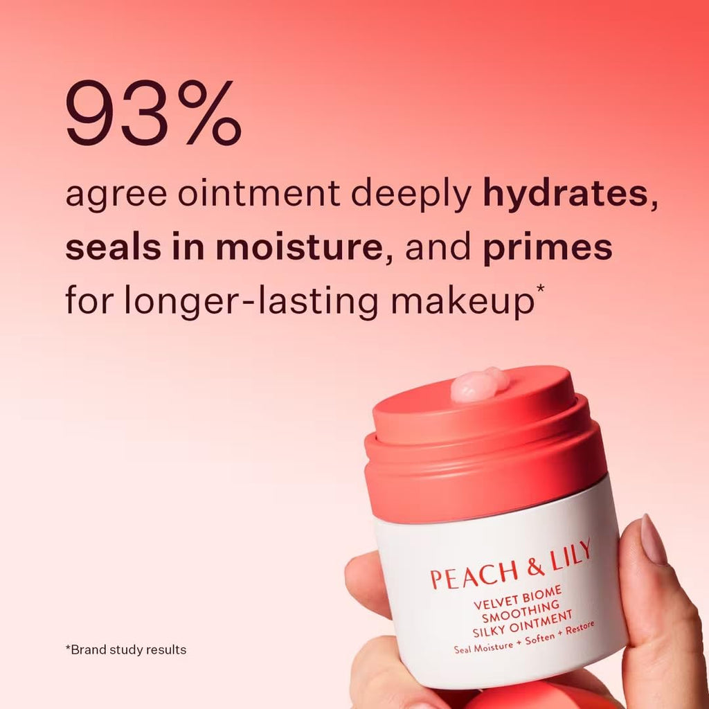 Peach & Lily Velvet Biome Repairing Ointment – Weightless Hydration & Velvet Finish