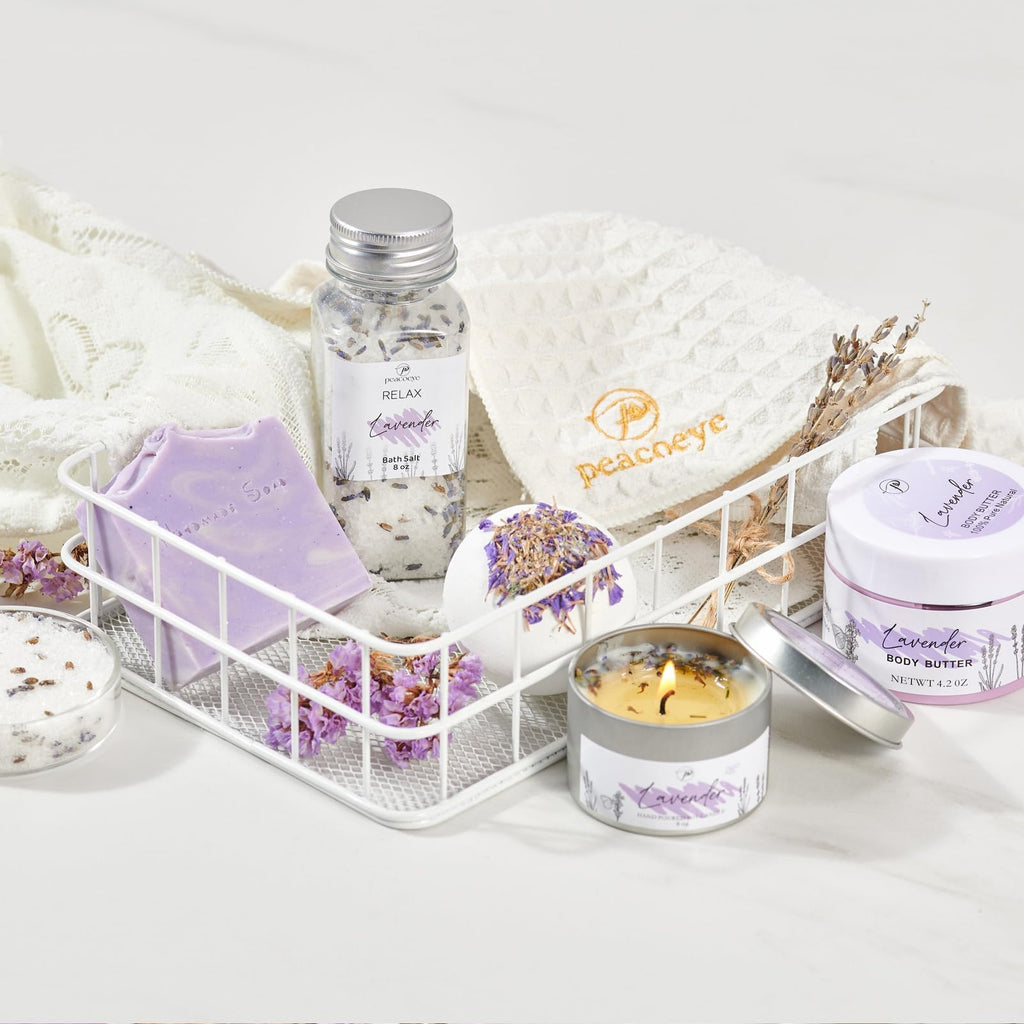 Peacoeye Spa Gifts for Women | Luxurious Bath Gift Box for Valentine’s Day & Mother’s Day