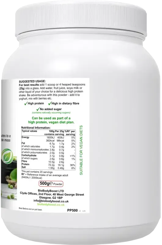 PeaPro Pea Protein Powder | High Protein Vegan Blend UK