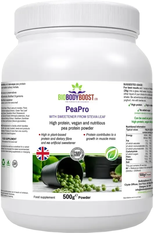 PeaPro Pea Protein Powder | High Protein Vegan Blend UK