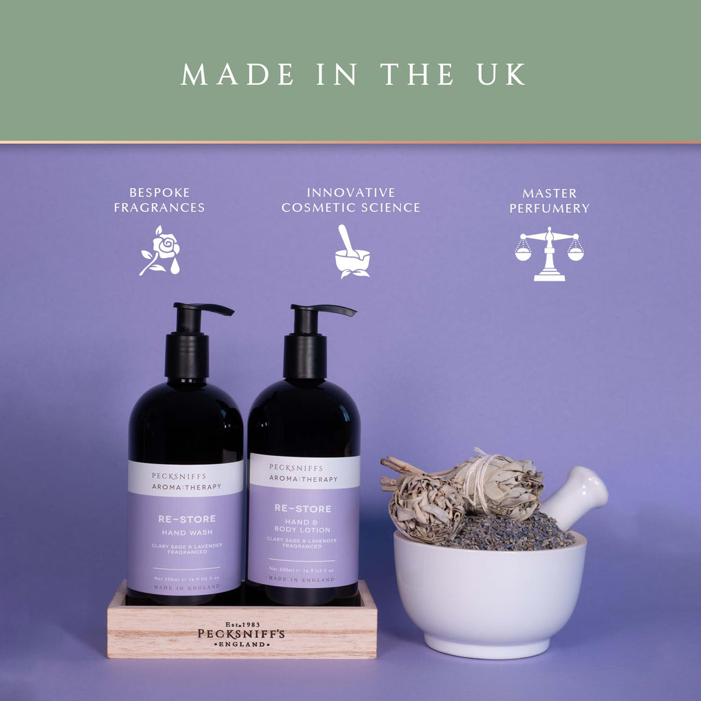 Pecksniff's Aroma Therapy Hand Wash & Lotion Caddy Set – Re-Store, 500 ml