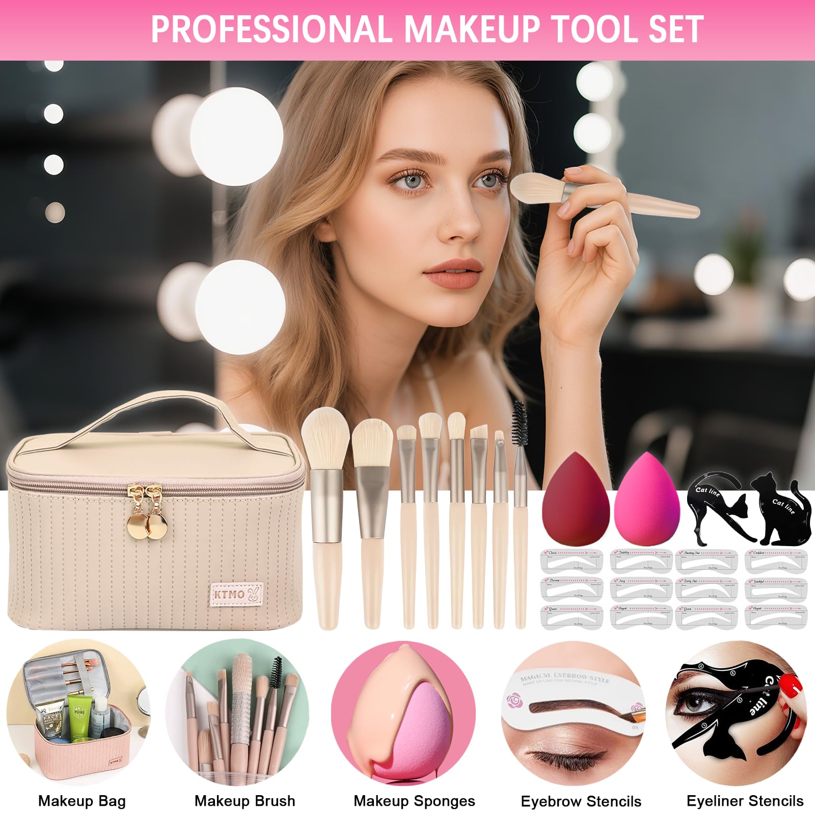 Peenice All-in-One Makeup Kit for Women – Complete Gift Set