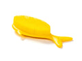 Penepico Premium Sensory Brush – 2-in-1 Silicone Bath Loofah for Kids (Whale, Yellow)