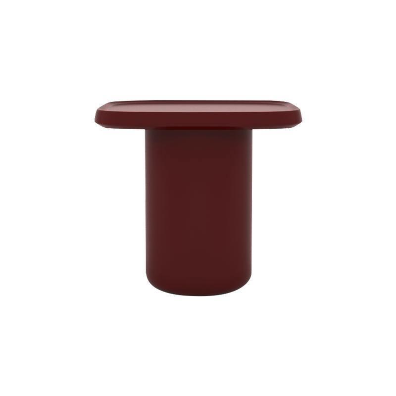 Penn Side Table, Black / Red