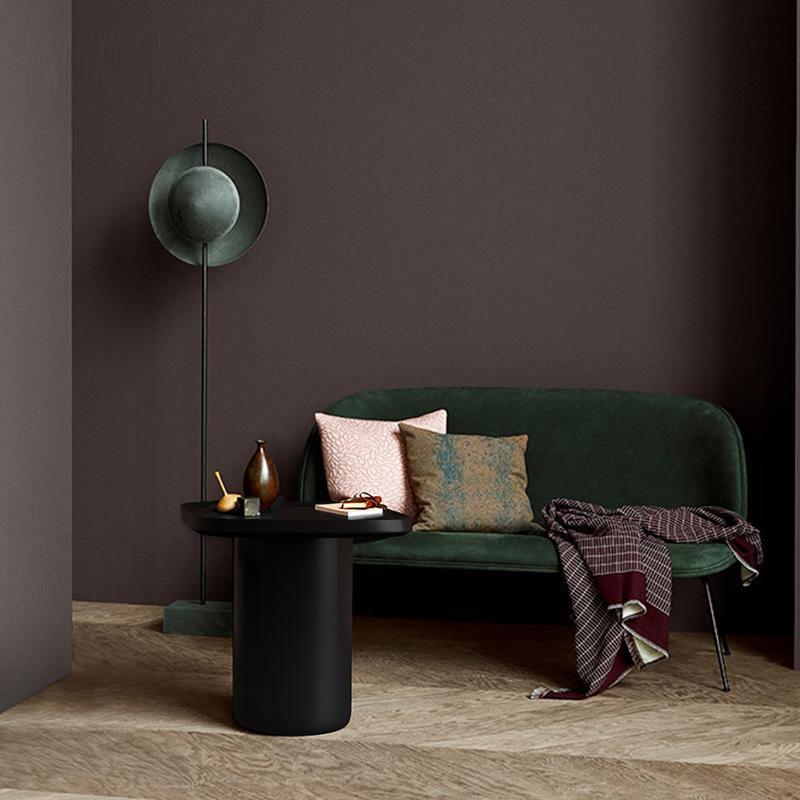 Penn Side Table, Black / Red