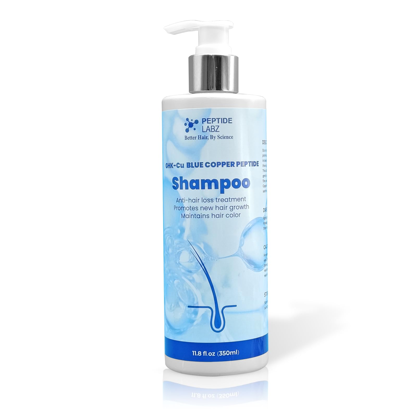 PeptideLabz Copper Peptide Shampoo – Anti Hair Loss & Growth Support