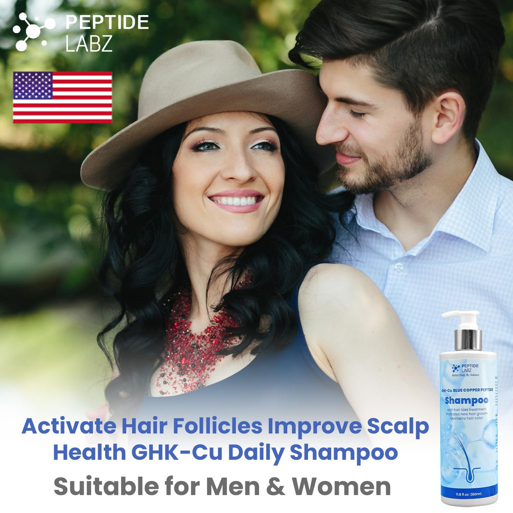 PeptideLabz Copper Peptide Shampoo – Anti Hair Loss & Growth Support