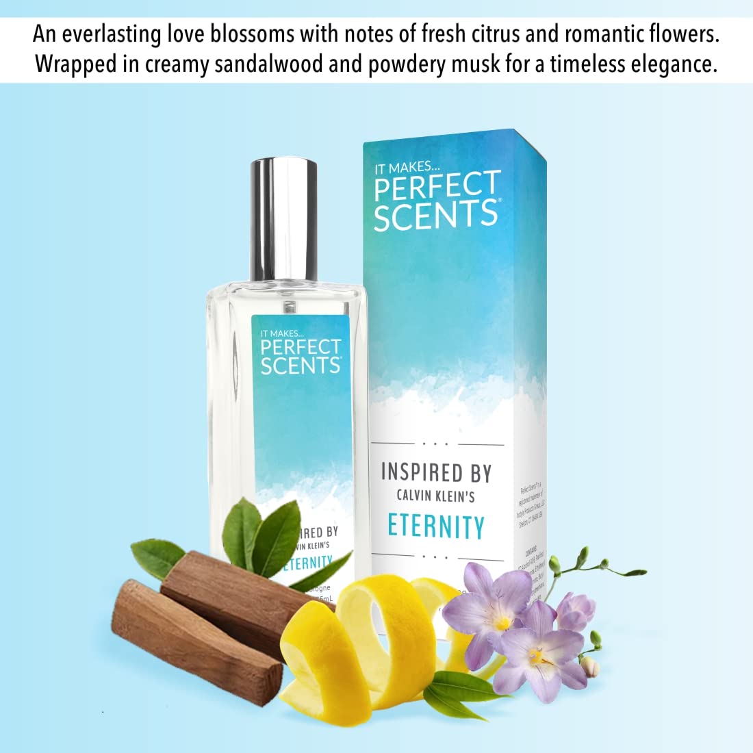 Perfect Scents Eternity Women’s EDT | Vegan, Paraben Free | 2.5 oz | Cruelty Free