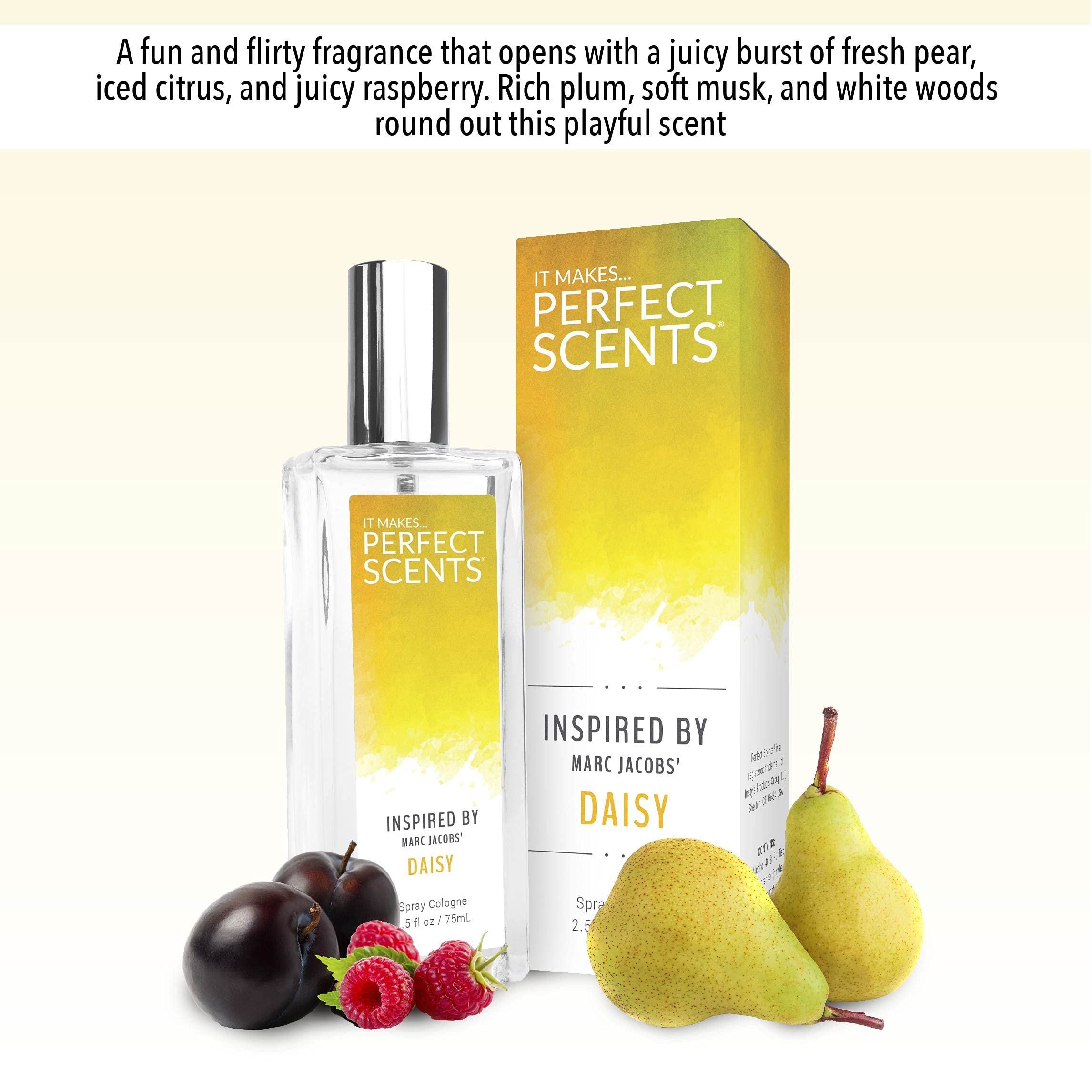 Perfect Scents Fragrances – Daisy-Inspired Women’s EDT | Vegan, Cruelty-Free, 2.5 oz