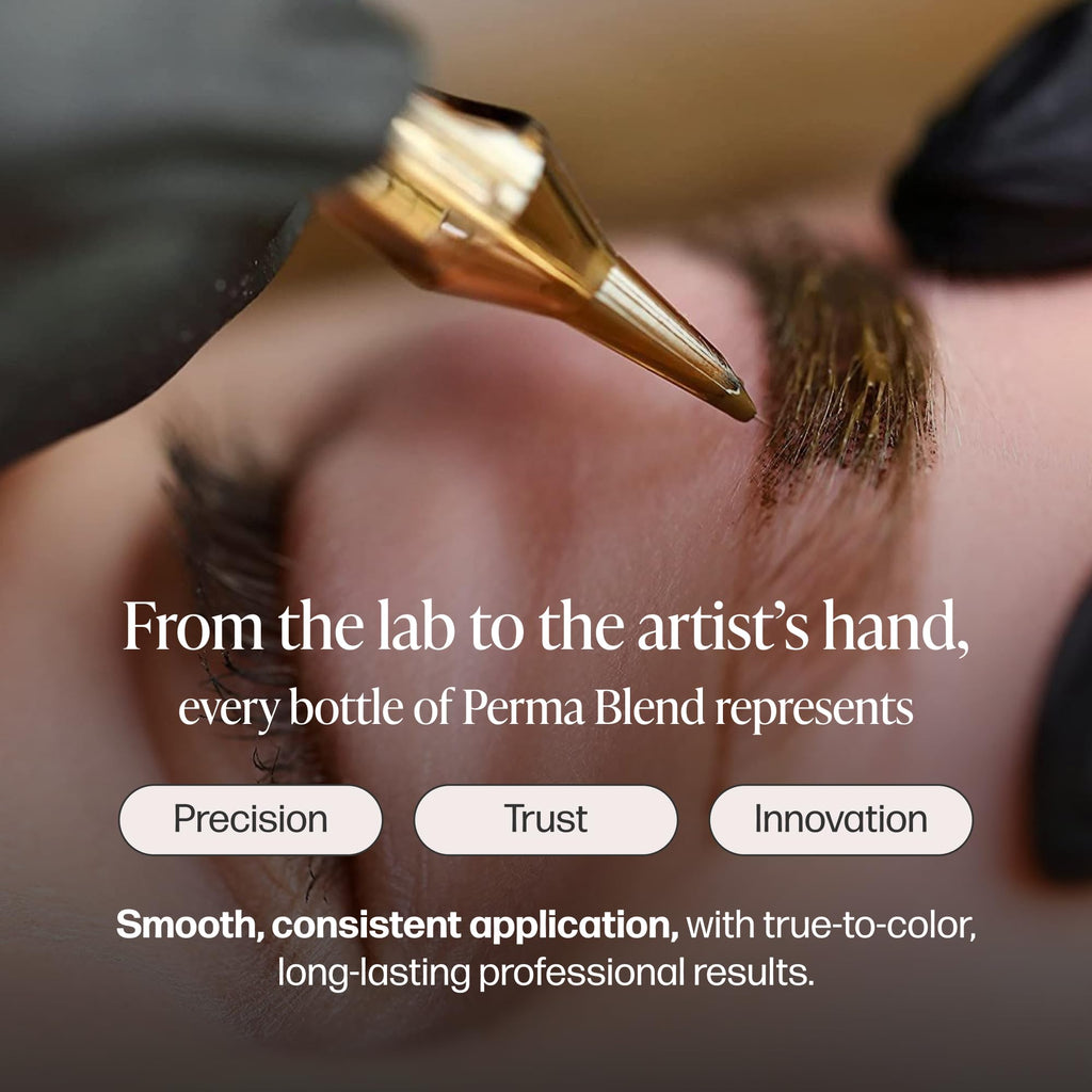 Perma Blend Brunette Tattoo Ink - High Opacity Vegan Microblading Pigment (0.5 oz)