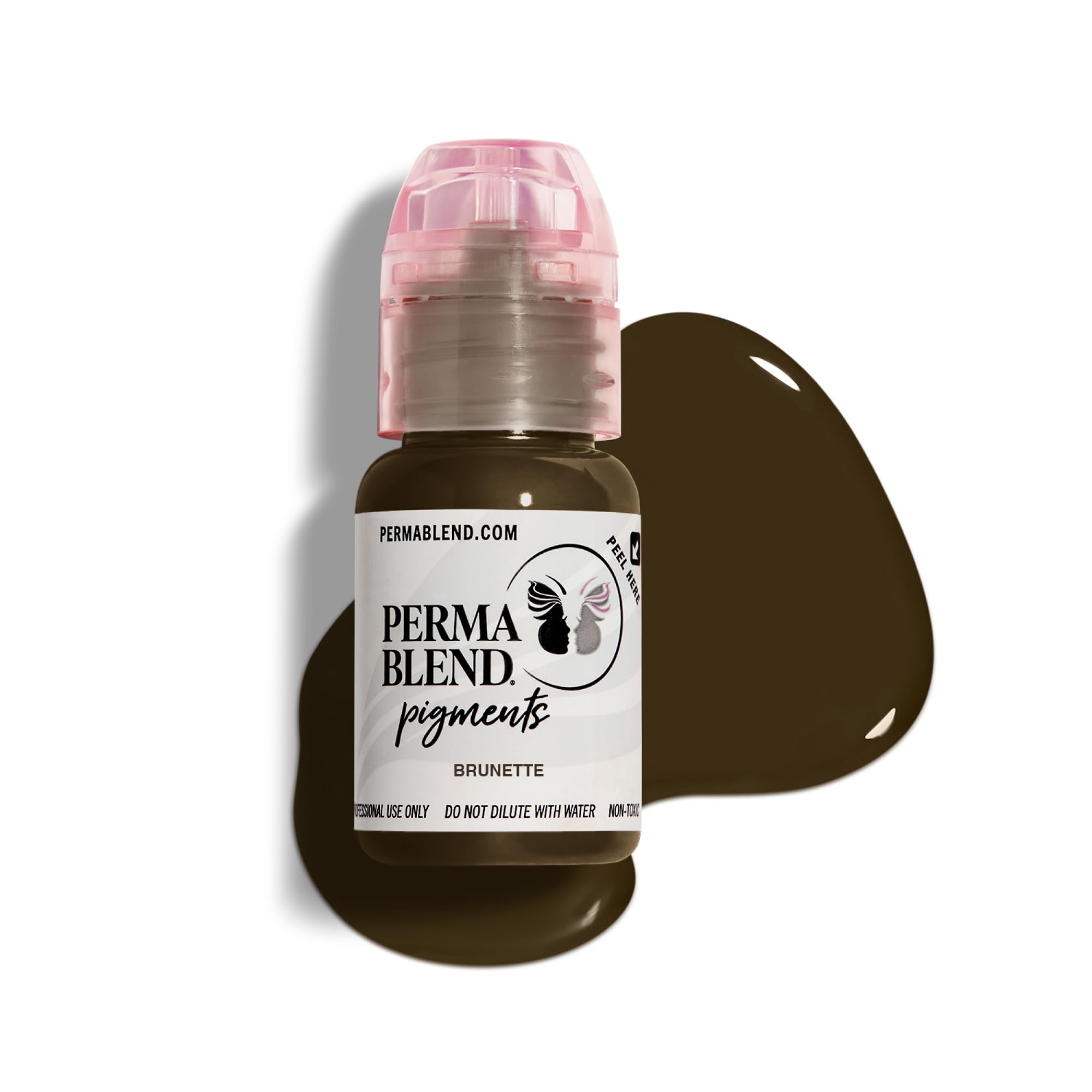 Perma Blend Brunette Tattoo Ink - High Opacity Vegan Microblading Pigment (0.5 oz)