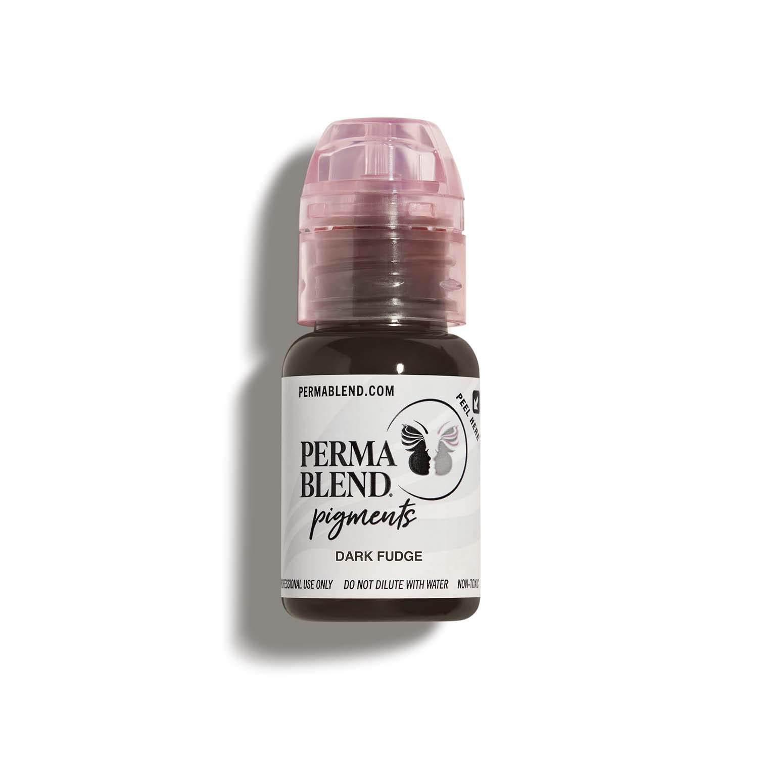 Perma Blend Dark Fudge Microblading Ink – Dark Brown, Vegan, 0.5 oz for Permanent Eyeliner