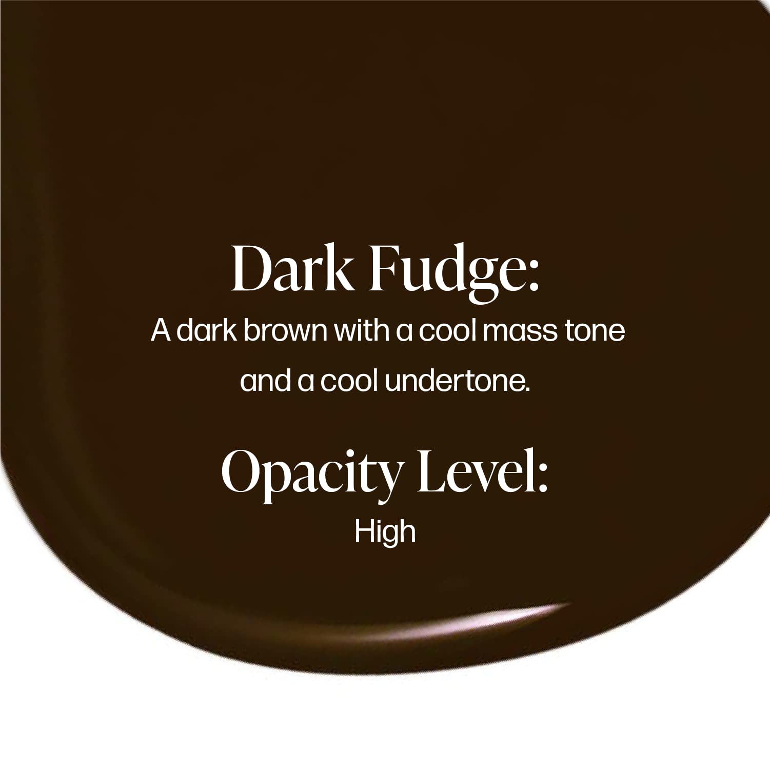 Perma Blend Dark Fudge Microblading Ink – Dark Brown, Vegan, 0.5 oz for Permanent Eyeliner