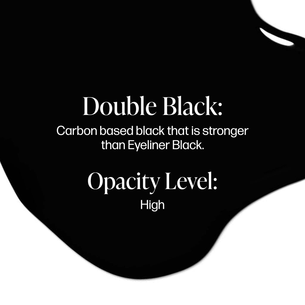 Perma Blend Double Black Microblading Ink for Permanent Eyeliner – Vegan, High-Carbon Black