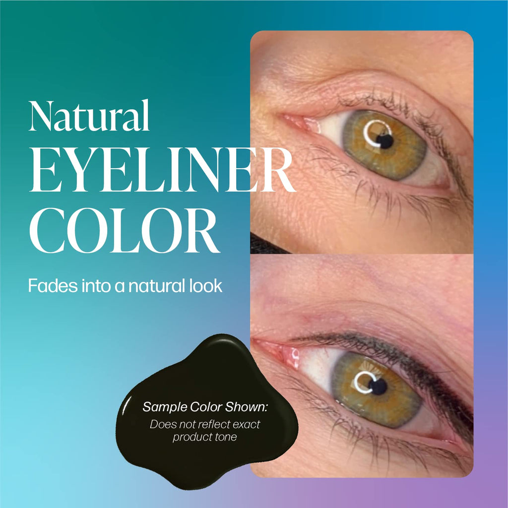 Perma Blend Double Black Microblading Ink for Permanent Eyeliner – Vegan, High-Carbon Black