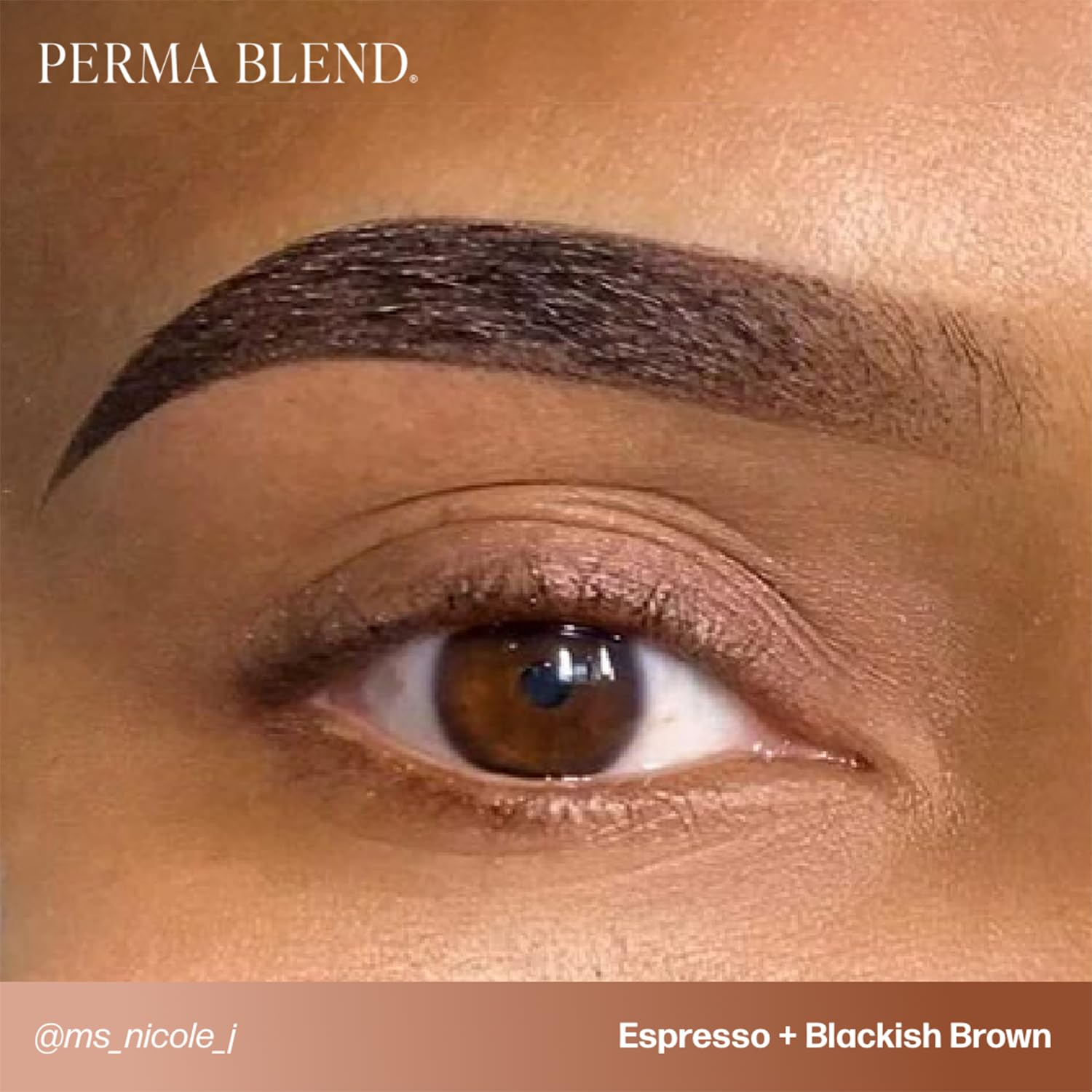 Perma Blend Espresso Brown Tattoo Ink – Vegan Microblading Pigment for Brows (0.5 oz)