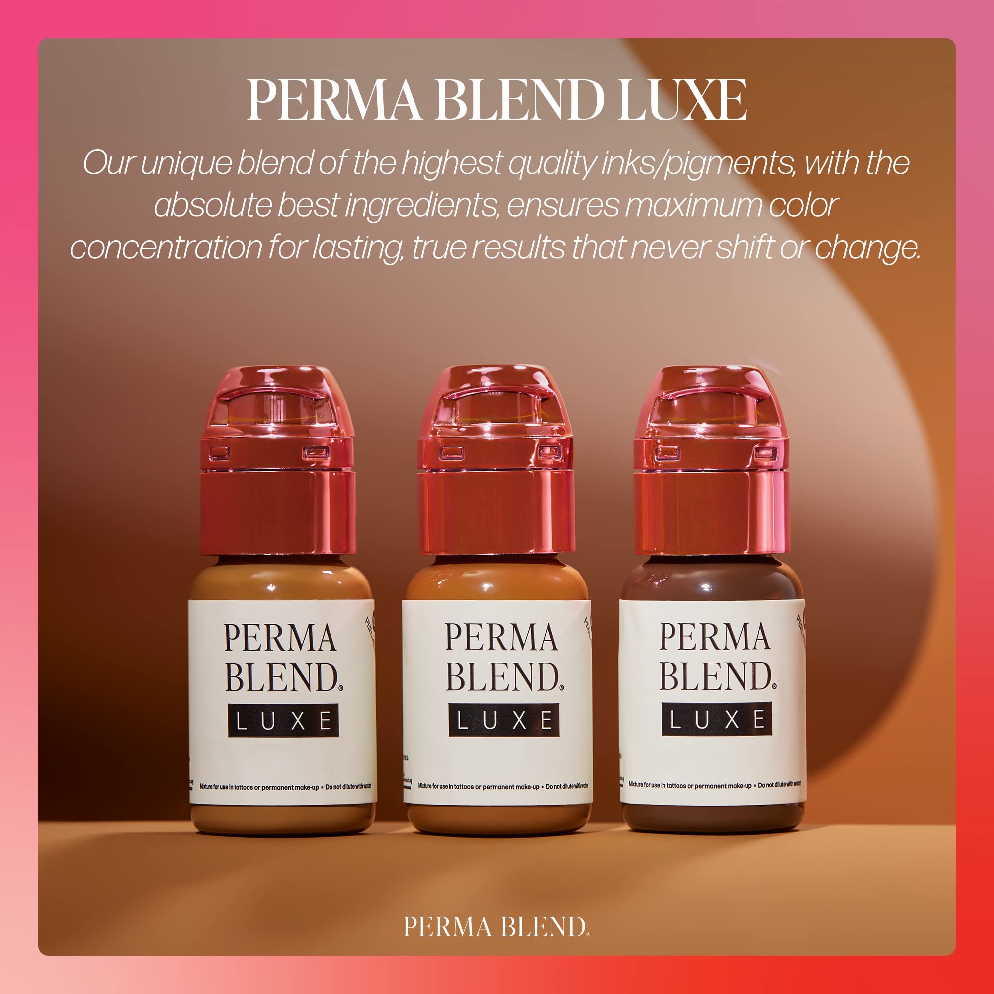Perma Blend Luxe Chestnut Lip Tattoo Ink – Vegan, Cruelty-Free Microblading Pigment (0.5 oz)