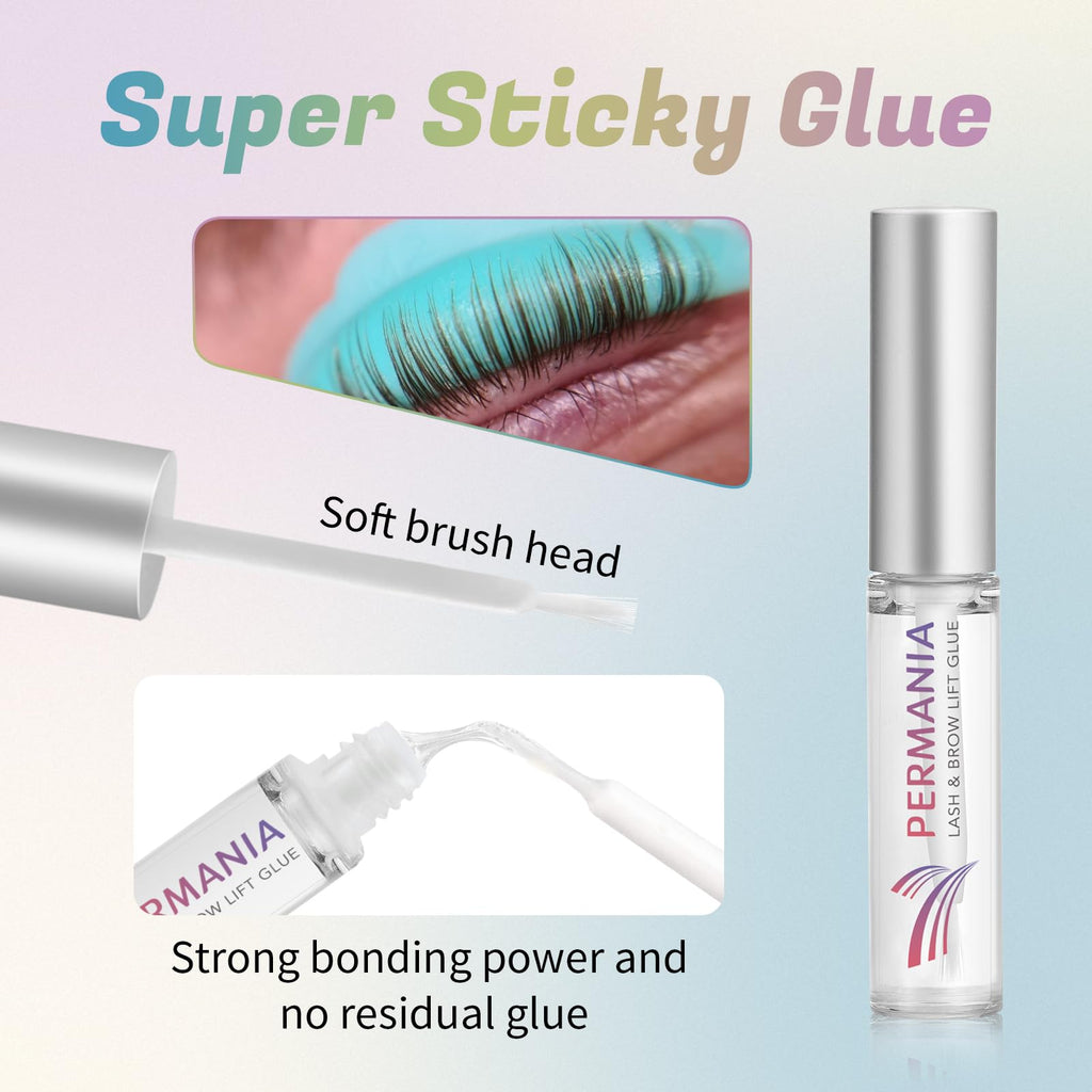 PERMANIA Lash Lift Kit | Tube Design for Precise Lash Lift & Brow Lamination – Easy At-Home Salon Results