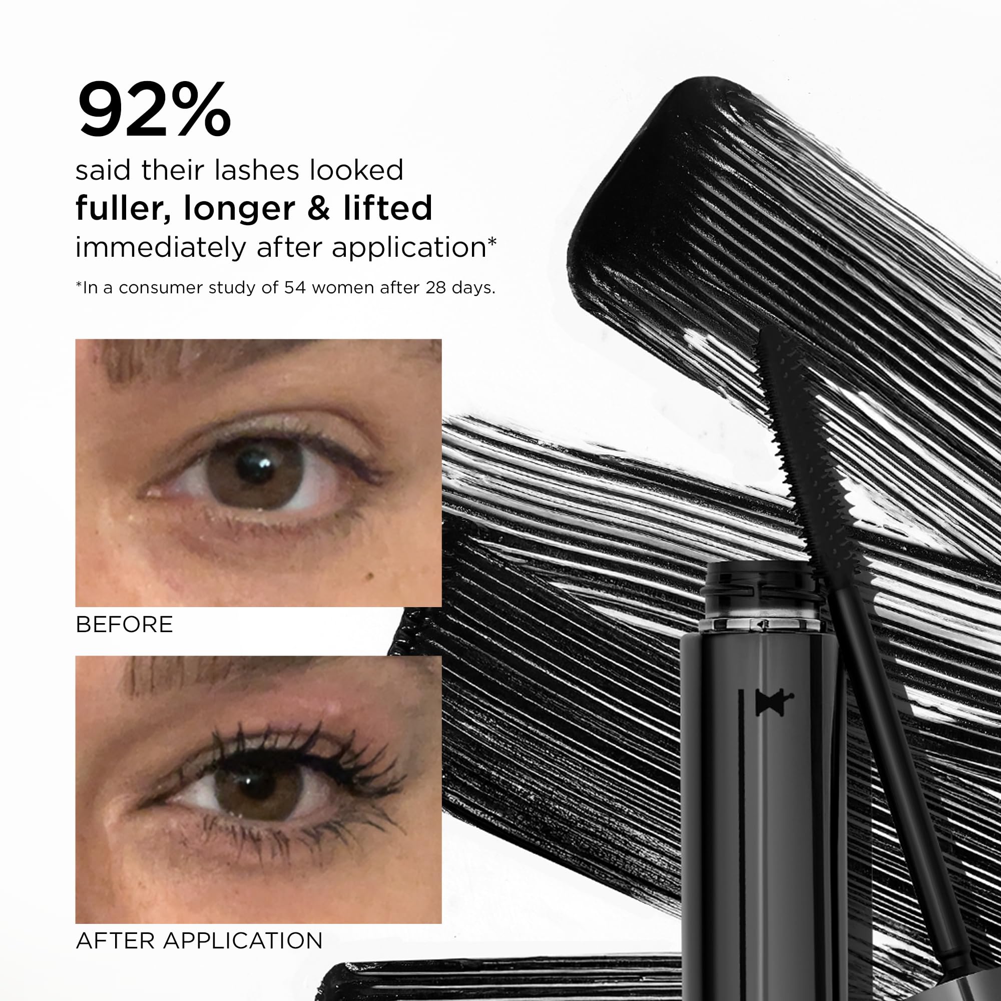 Perricone MD No Makeup Mascara Blackest Black – 2-in-1 Lash Treatment & Mascara