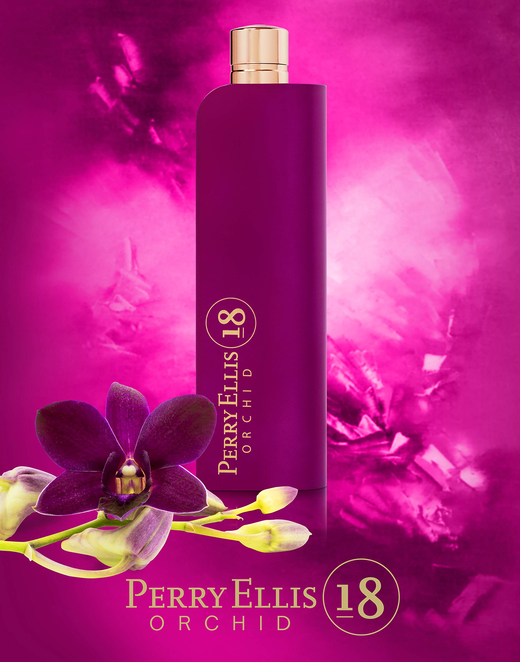 Perry Ellis 18 Orchid Gift Set for Women - 4-Piece EDP + Body Care