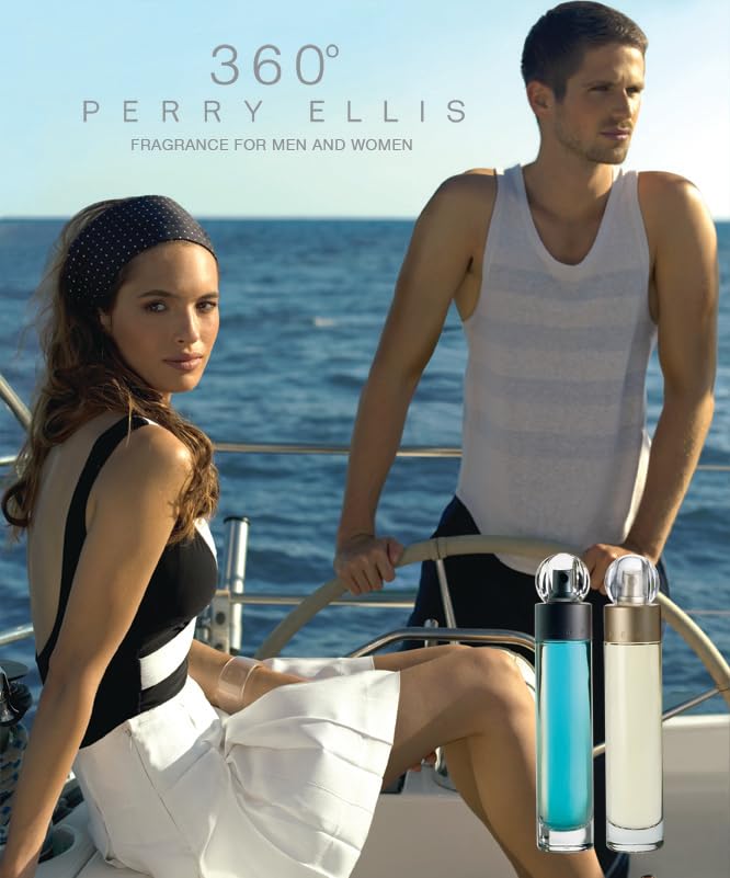 Perry Ellis 360° Women 4-Piece Mini Gift Set – 0.25 fl oz Travel Sprays