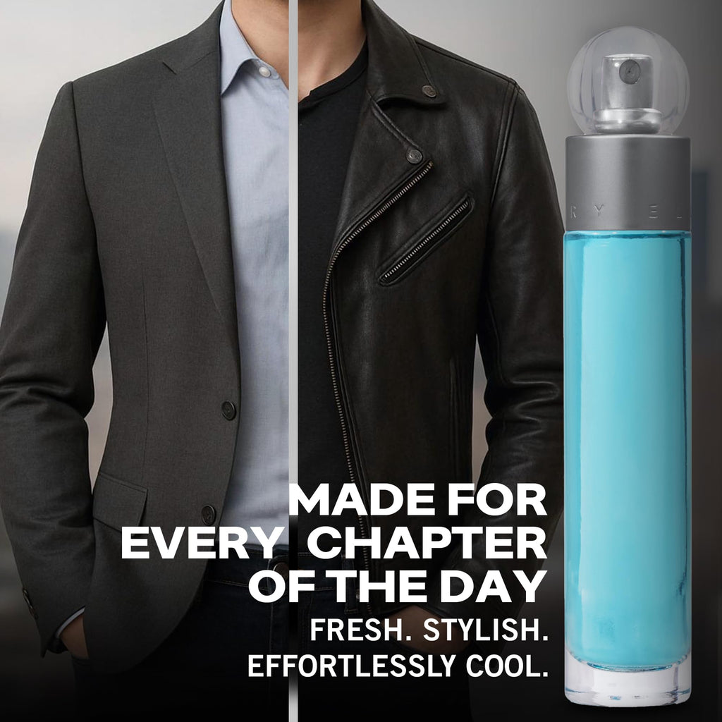 Perry Ellis 360° 3-Piece Gift Set for Men — EDT 3.4 oz + Shower Gel 3 oz + Travel Spray