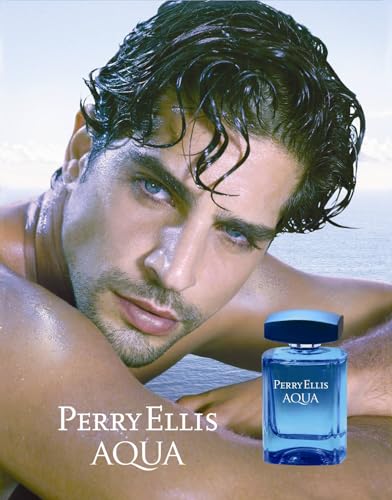 Perry Ellis Aqua for Men 4-Piece Gift Set – Fresh Marine Citrus Scent